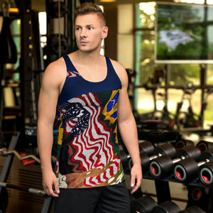 US/Brazil IV Flags  Tank Top