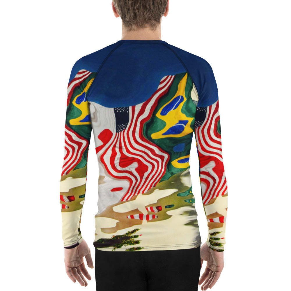 1832 Angel Wing Men's Rash Guard
